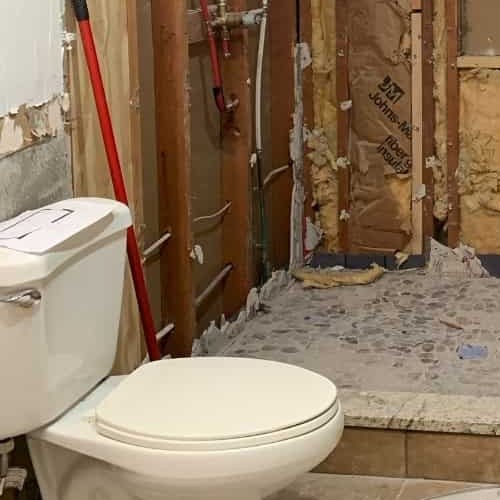 bathroom demolition in brookhaven ga.